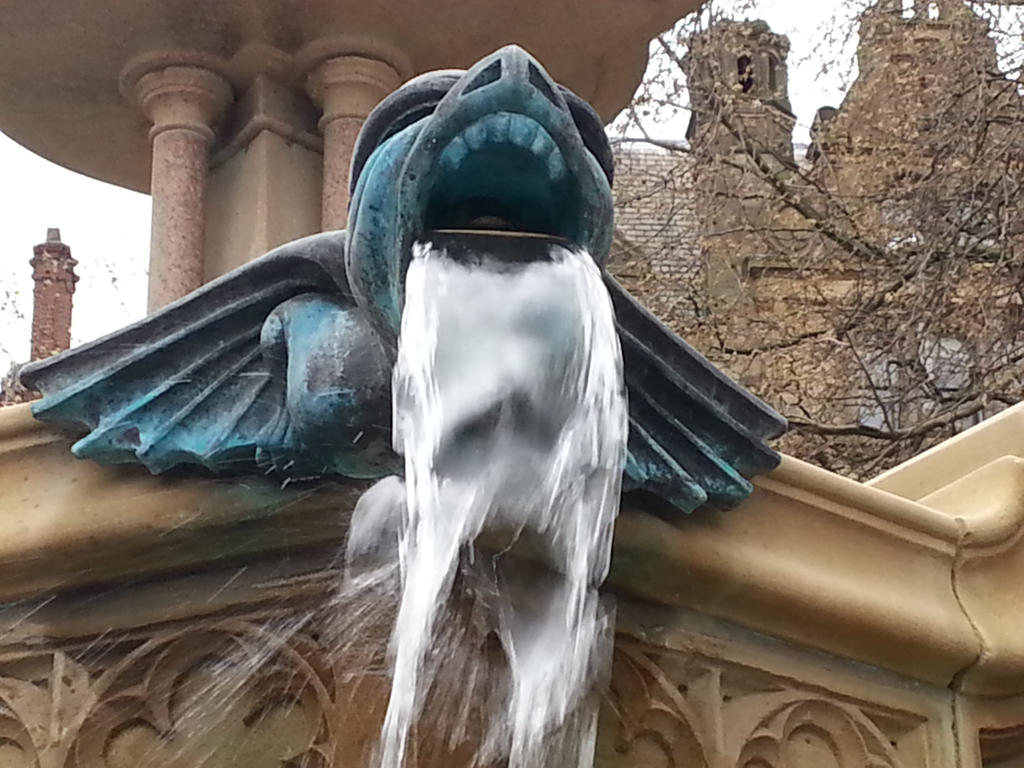 Fountain gargoyle 2 by TheChaosCauser on DeviantArt