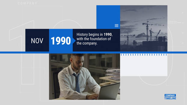 Business Company Timeline - After Effects Template