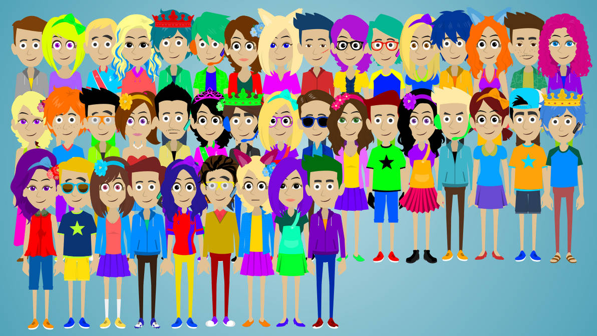 All of OC Characters (Updated) by ftag2004doesart on DeviantArt