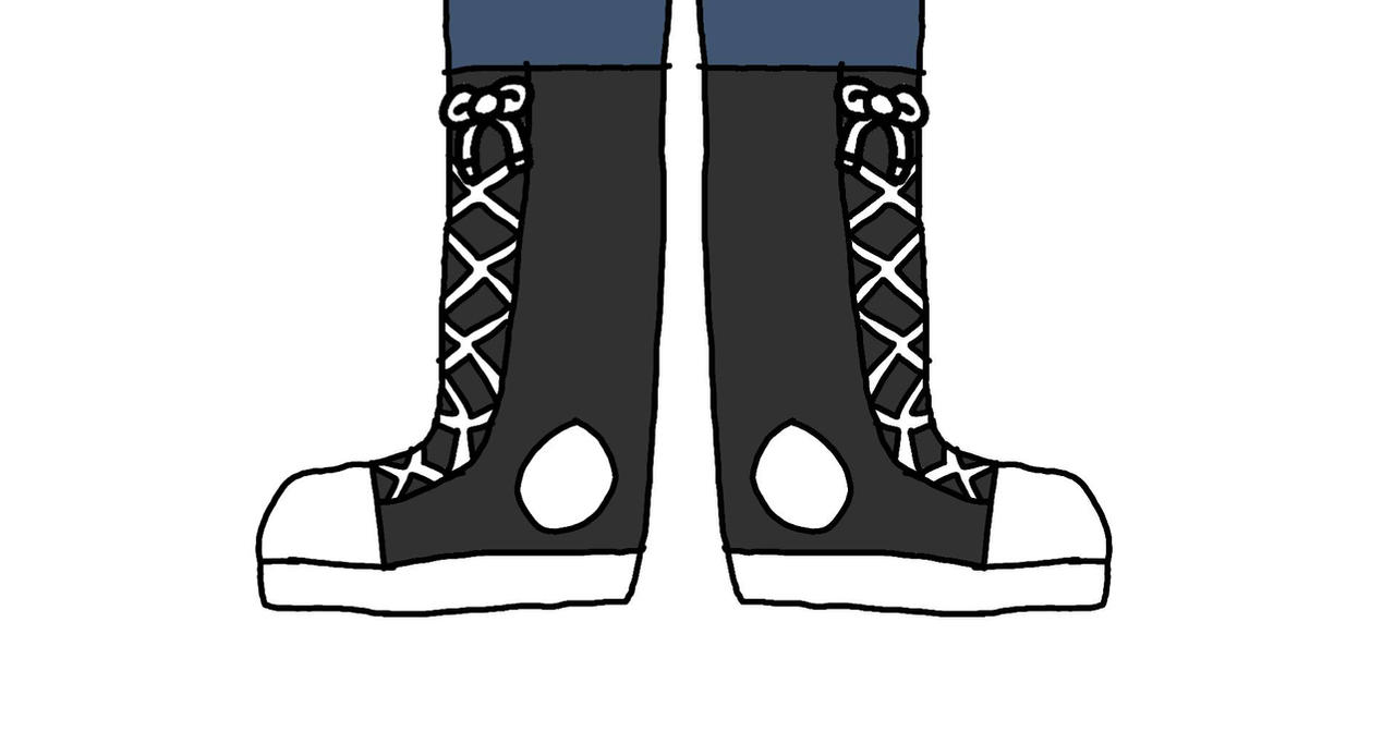 Lana Loud's Black Converse Boots by ConorLordOfCreation on DeviantArt