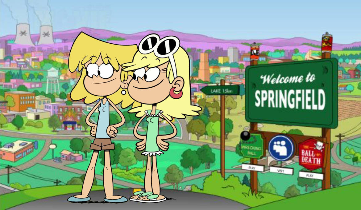 Lori And Leni Go To Springfield by ConorLordOfCreation on DeviantArt