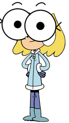 Lori Loud Balloon Eyes In Her Winter Outfit Vector