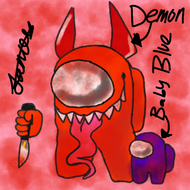 Baby Blue And Demon Amongus Ocs Imposters By Galaxyandromedawolf On Deviantart Baby Blue And Demon Amongus Ocs Imposters By Galaxyandromedawolf On Deviantart