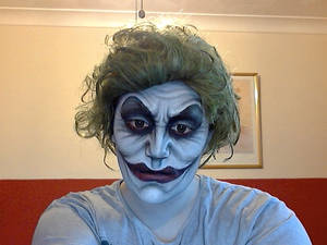 Joker Face Paint Cardiff ComicCon 2014