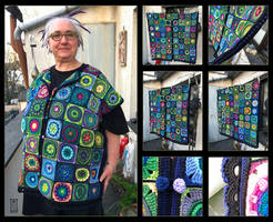 Crochet Granny Square Vest