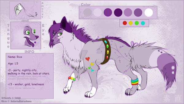 Rico :Ref: - Commission by Sidgi on DeviantArt