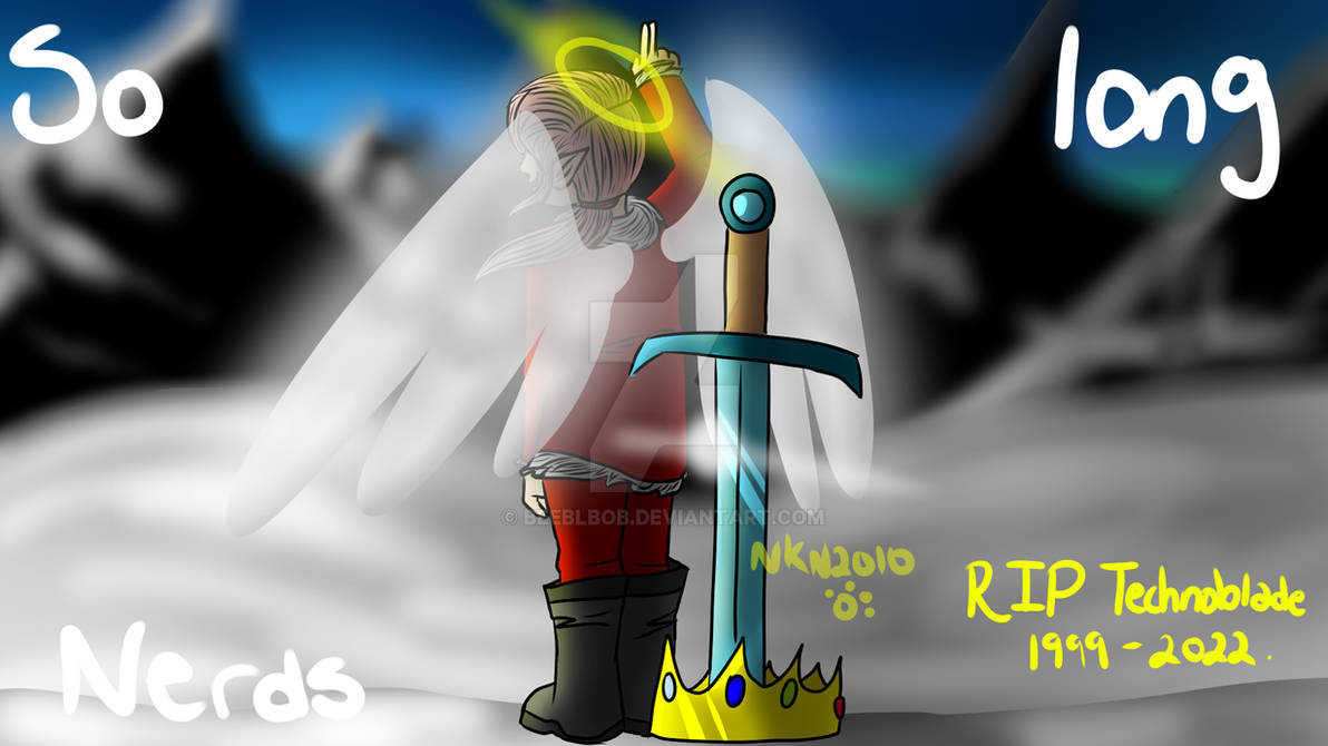 RIP Technoblade Art #2 by beeblbob on DeviantArt
