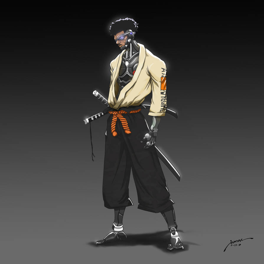 Afro samurai by Andres-Concept on DeviantArt