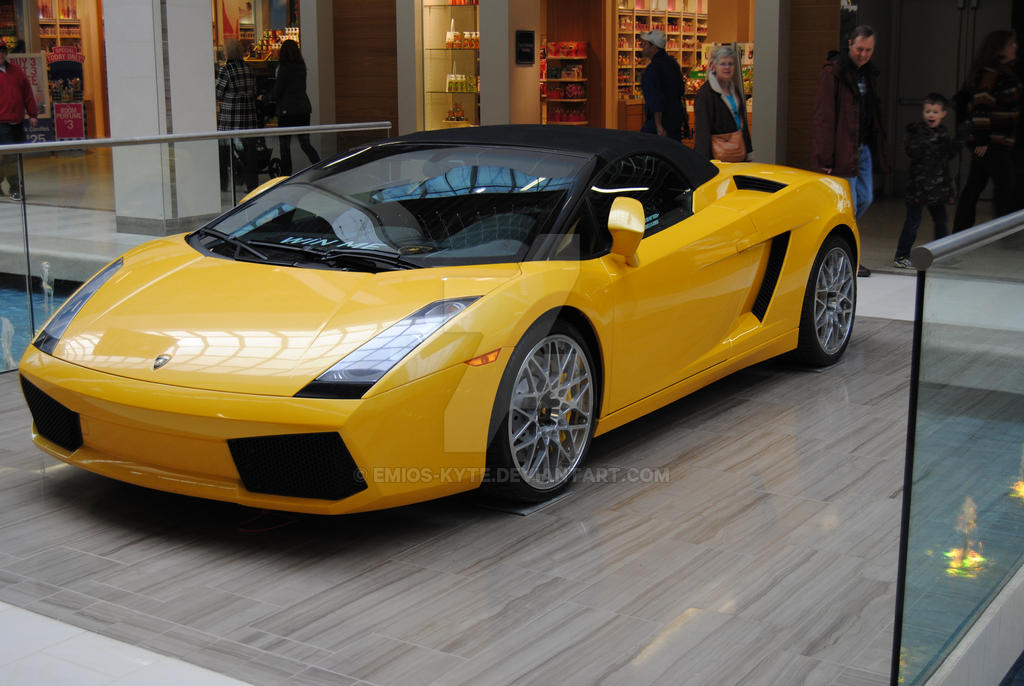 Yellow Lamborghini