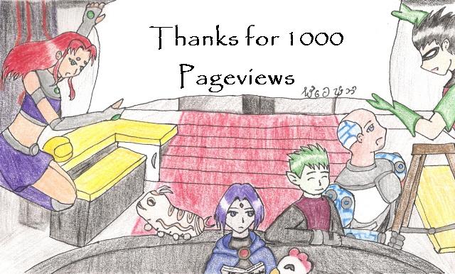 Thanks for 1000 Pageviews