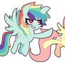 MLP FiM : Rainbow Dash and Fluttershy