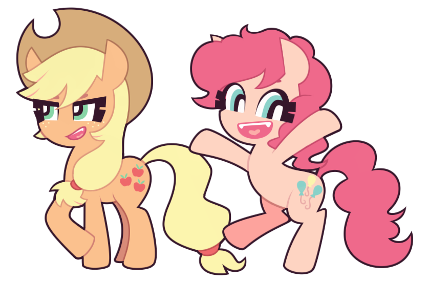 MLP FiM : Applejack and Pinkie Pie