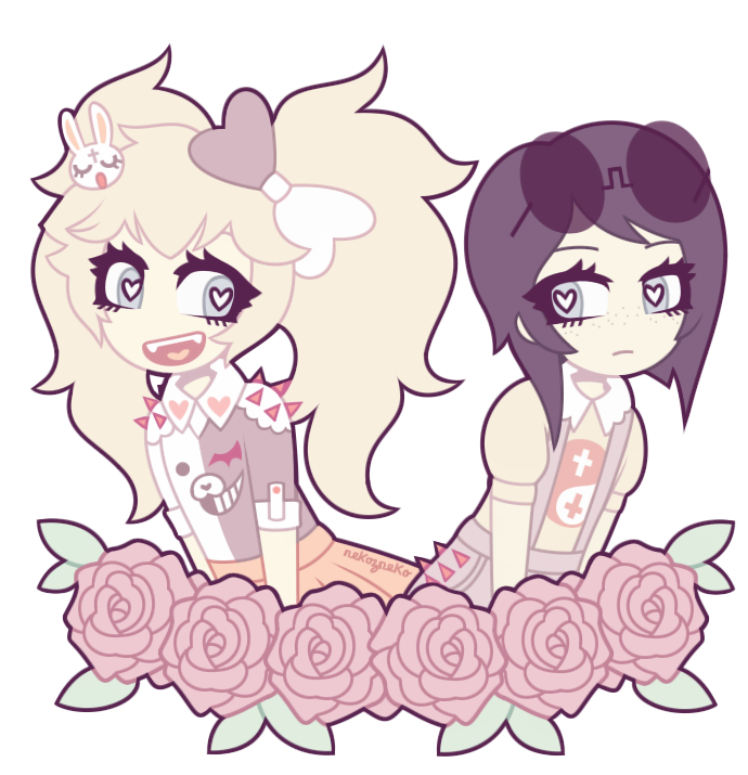 Dr Pastel Goth Junko Enoshima And Mukuro Ikusaba By Nekozneko On Deviantart Dr Pastel Goth Junko Enoshima And Mukuro Ikusaba By Nekozneko On Deviantart