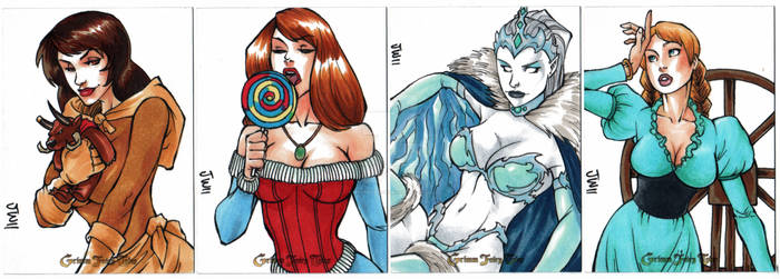 Grimm Fairy Tales Sketch Cards