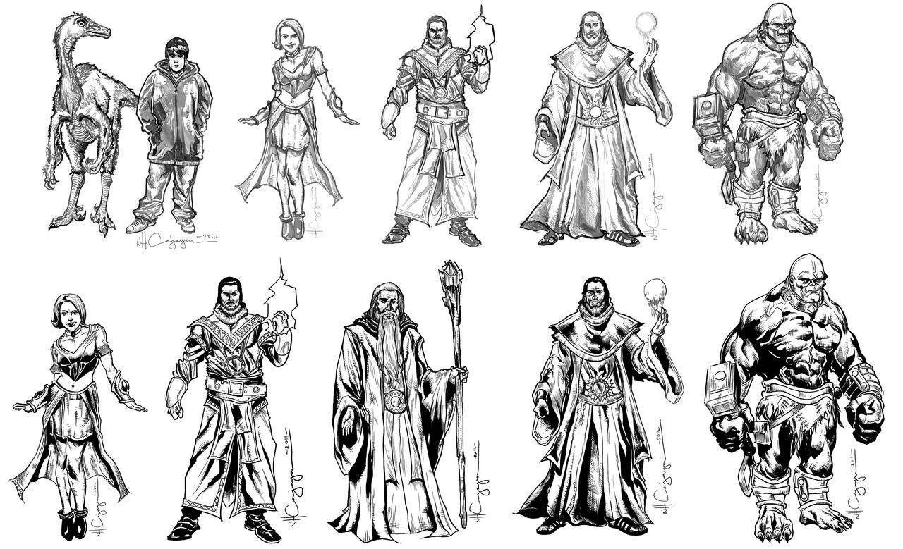 Fantasy Character Design Set 1 By Ncajayon On DeviantArt fantasy-character-design-set-1-by-ncajayon-on-deviantart