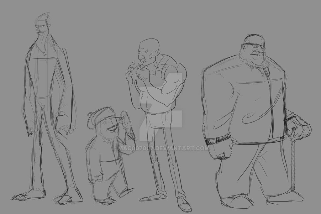 Pinterest Chracters Rough Rough - Characters2 by mac007007 on DeviantArt
