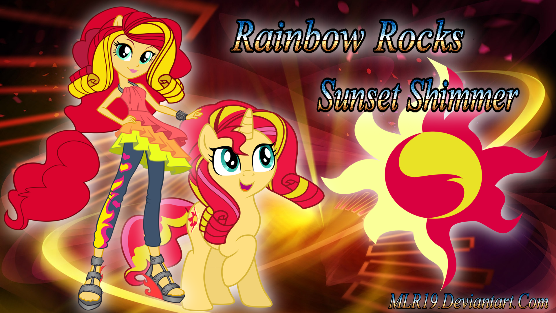 Rainbow Rocks  Sunset Shimmer