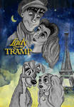Lady and the Tramp by JabberjayArt