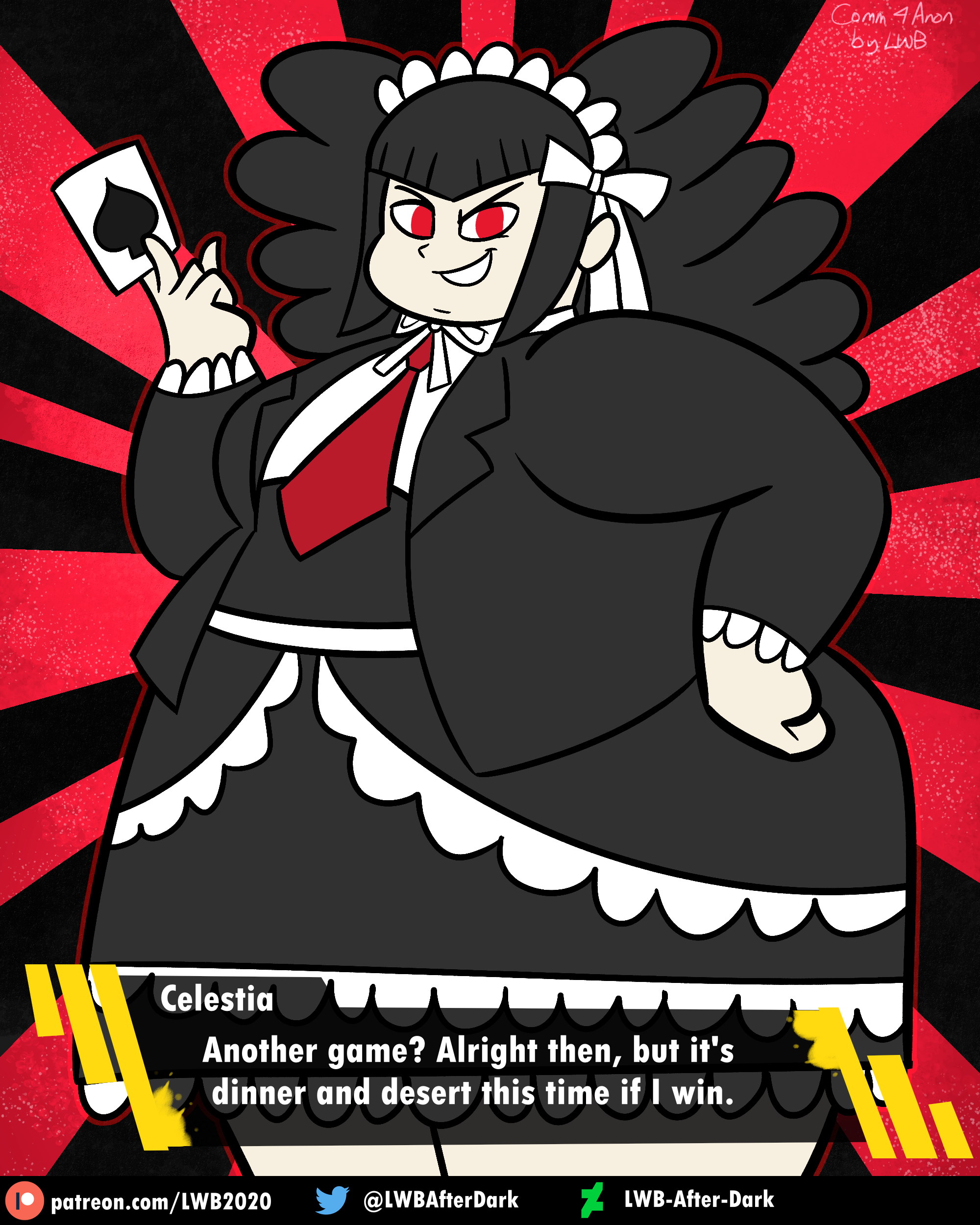 COMM: Celestia Ludenberg by LWB-After-Dark on DeviantArt