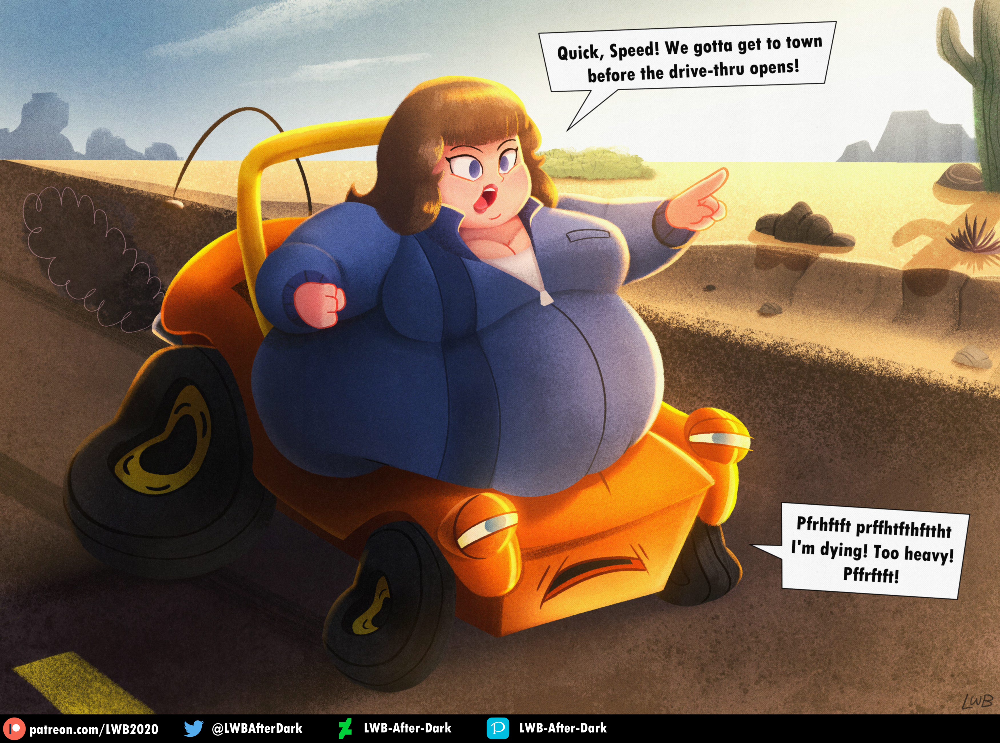 Go Go Speed Buggy Go (and Debbie too) by LWB-After-Dark on DeviantArt