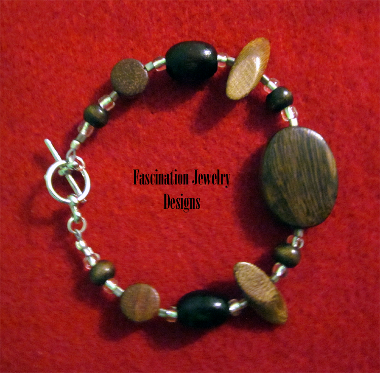 Brown Wooden Bracelet