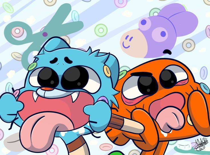 Gumball And Darwin by dgburdd on DeviantArt