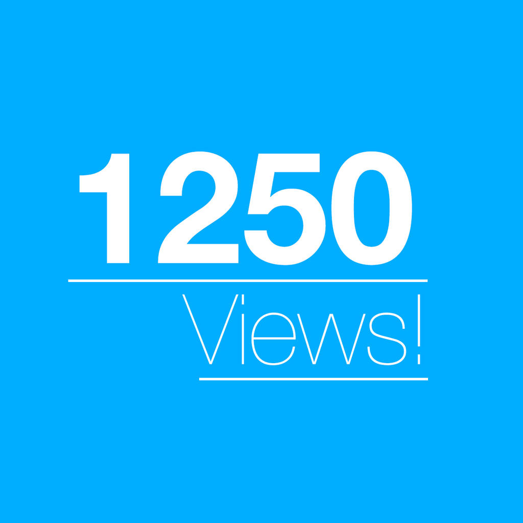 1250 Views! Thanks Everyone!