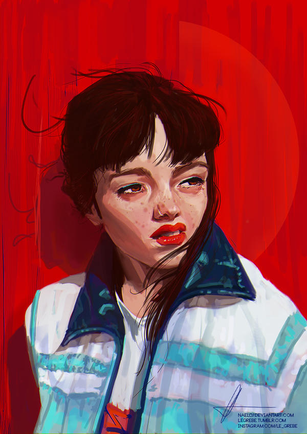 NEON RED BABE by LeGrebe NEON RED BABE by LeGrebe