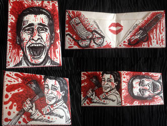 Doodle Wallet American Psycho