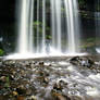 Stock : Waterfall over rocks