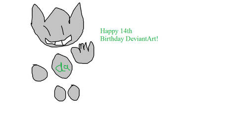 Happy 14th B-Day Deviantart!