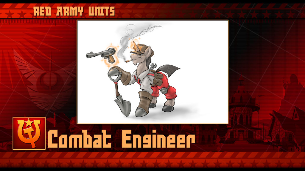 Red Alert Engineers MLP Red Alert - Combat Engineer by CyrilUnicorn on DeviantArt