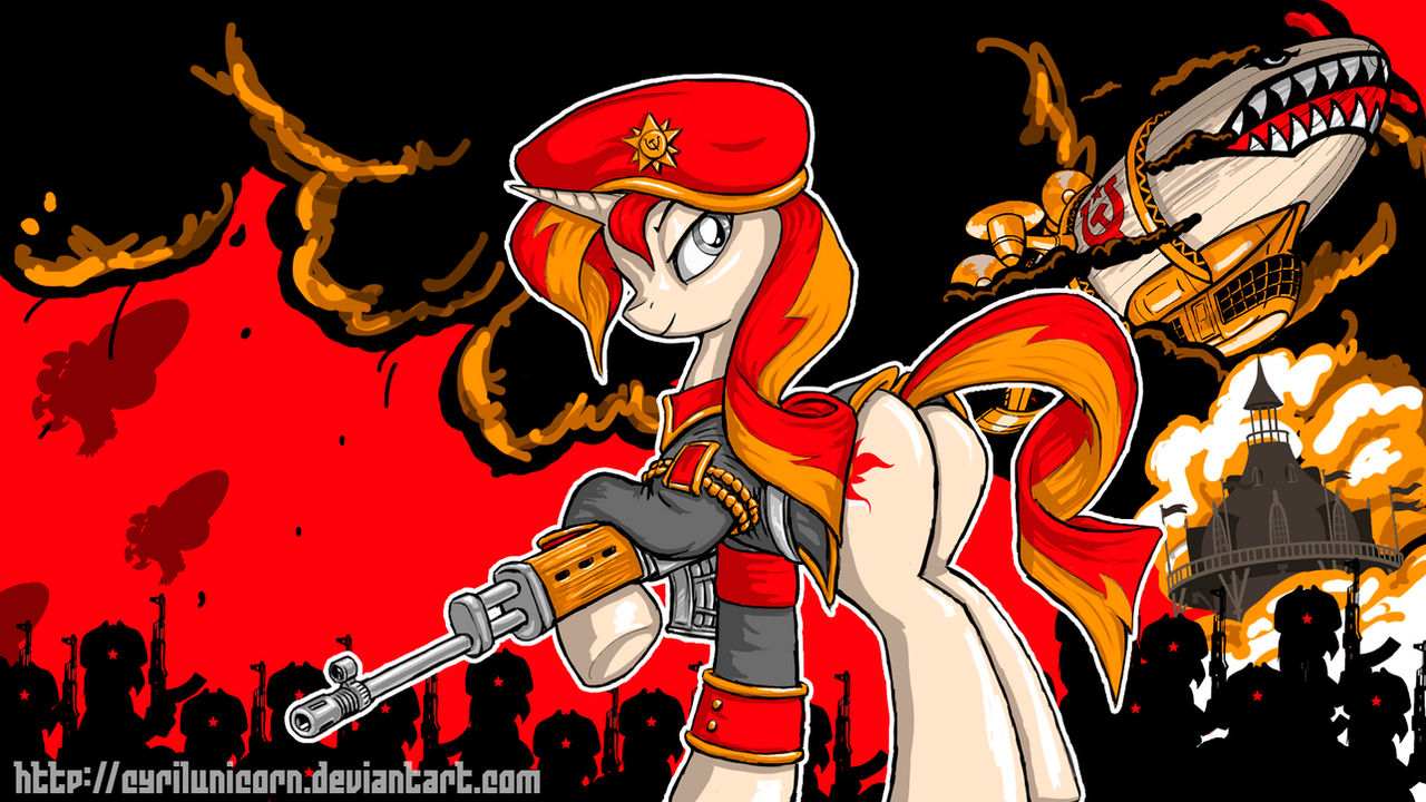 MLP RedAlert Propoganda Wallpaper 1 by CyrilUnicorn on DeviantArt