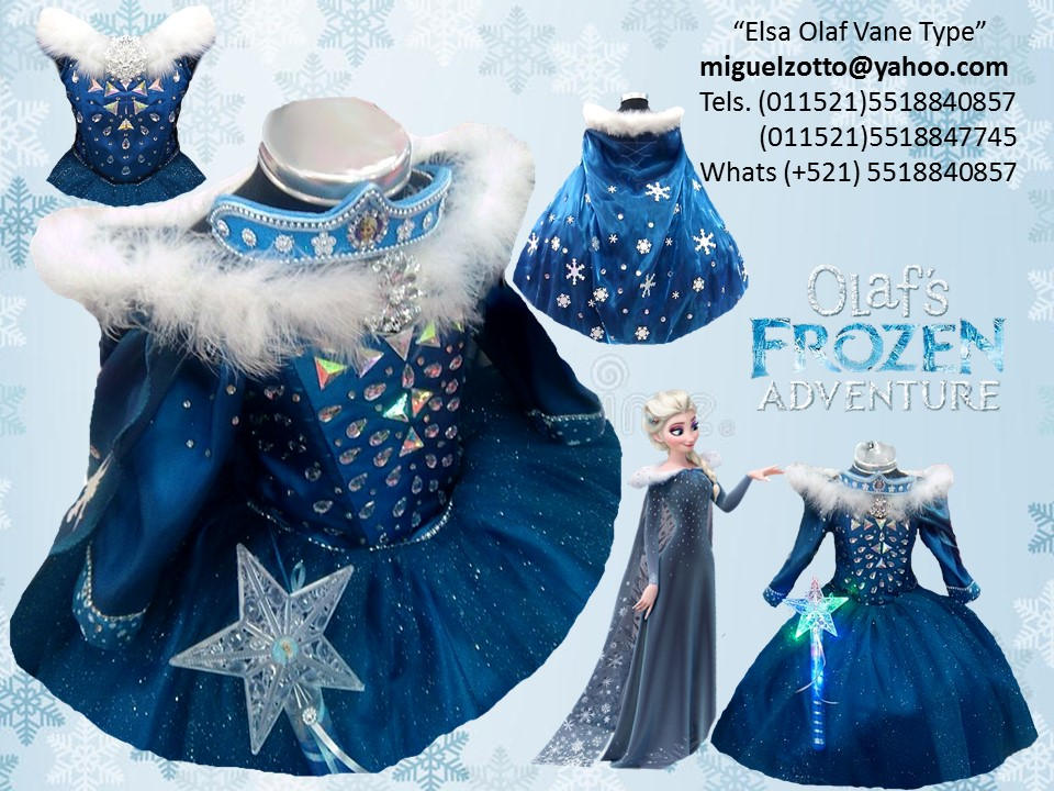 Elsa Olaf Frozen Adventure Cosplay dress costume by miguelzotto on  DeviantArt