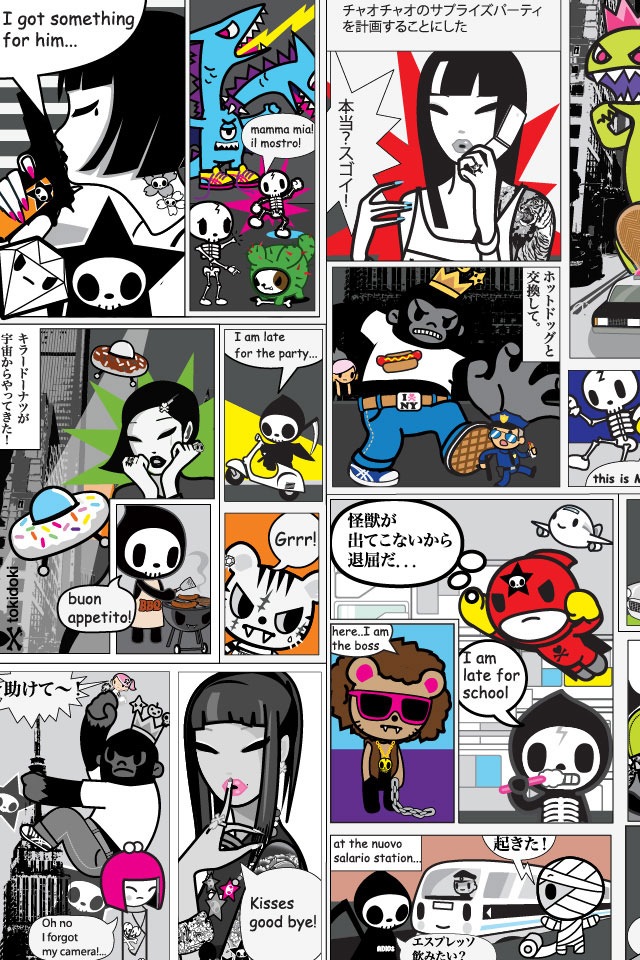 Tokidoki iPhone Wallpaper