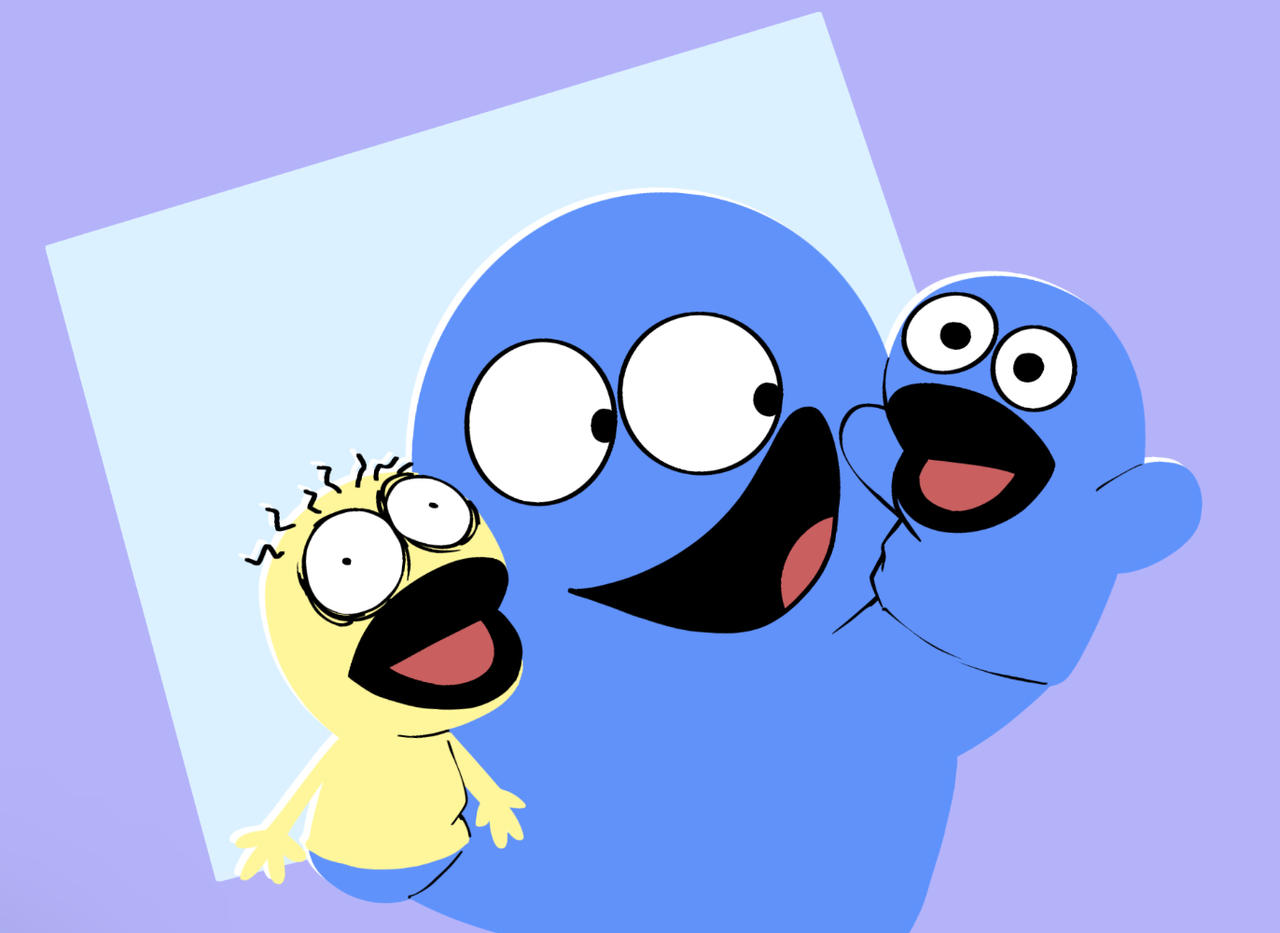 Buxloo Bloo playing with puppets by FloHound on DeviantArt