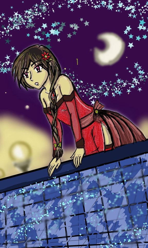 Ro on a Balcony