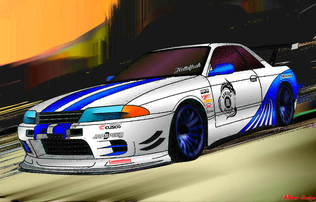 Pixel Skyline R32 Skyline r32 by AL3499 on DeviantArt