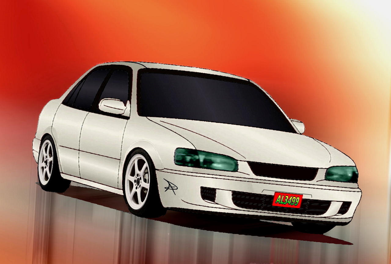 Toyota Corolla AE110 by AL3499 on DeviantArt