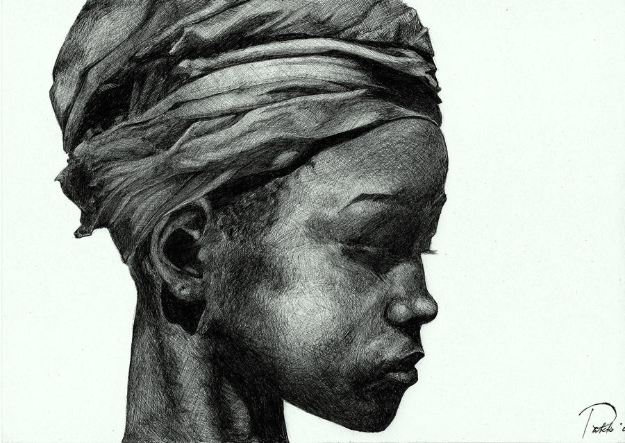 african woman.