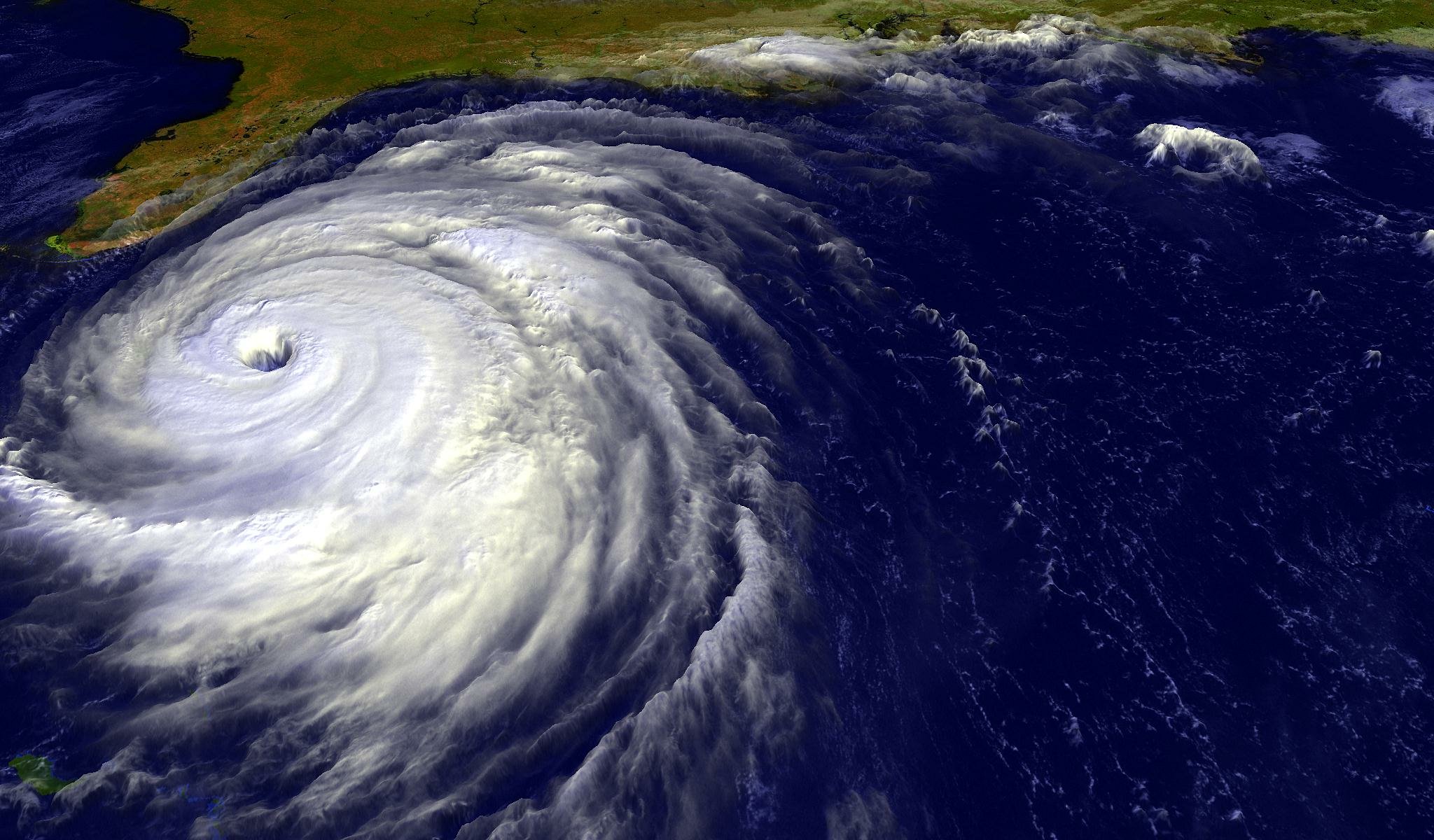 Satellite Image of Tsunami