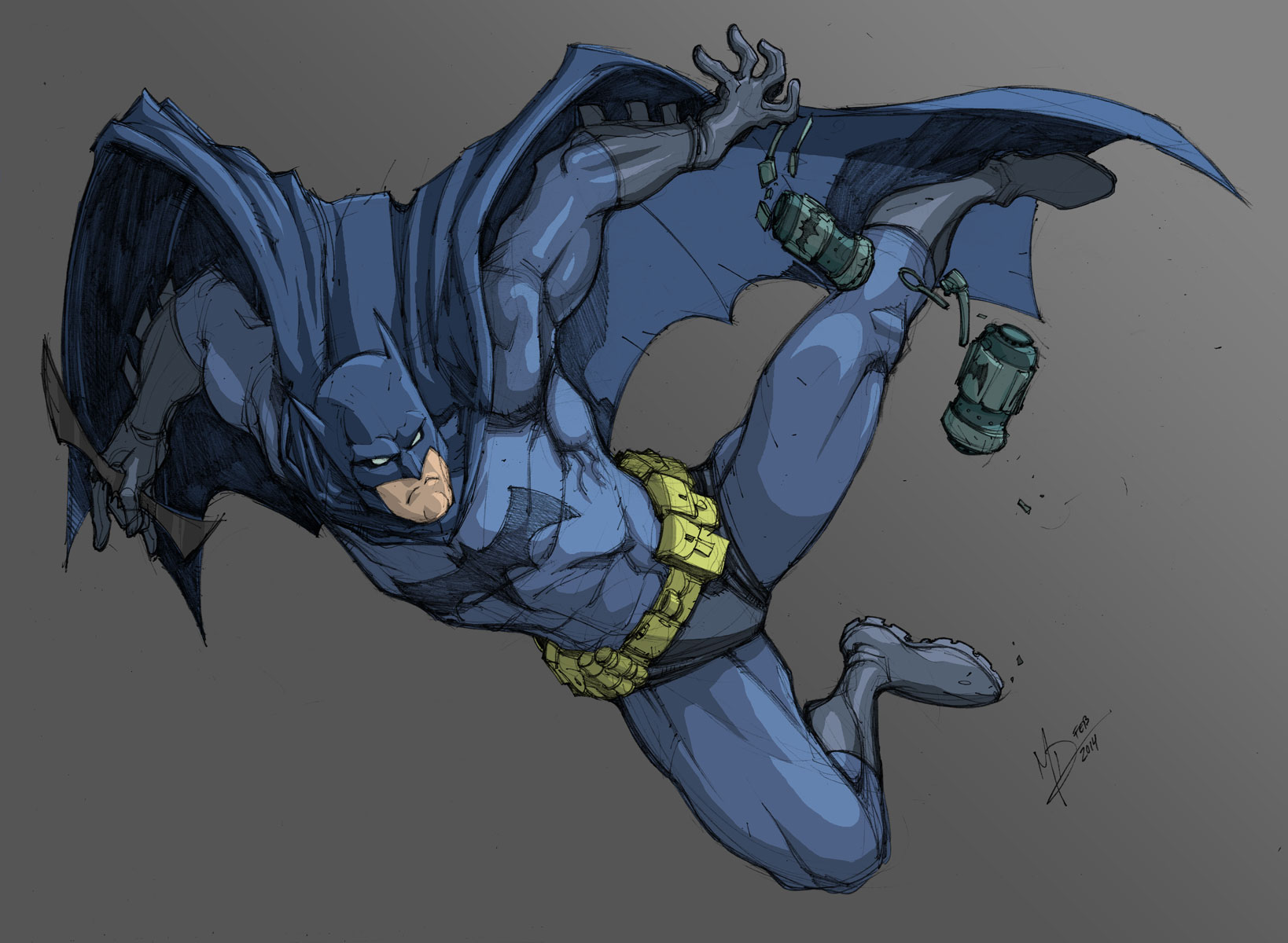 BatmanPinup MaxDunbar CelSt