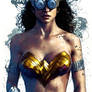 Wonder Woman testing the Hypno Goggles