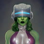 Mind Control Helmet- She-Hulk