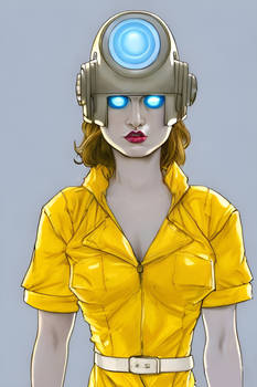 Mind Control Helmet-April O'Neil