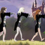Hogwarts Gals Enthralled by the Pied Piper