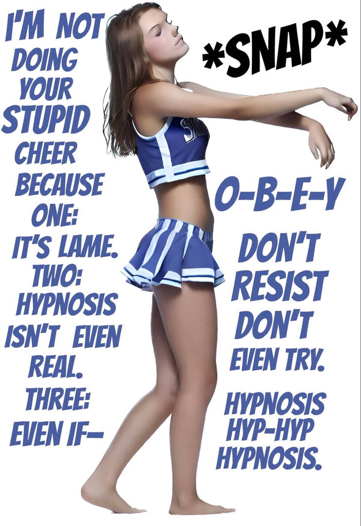 Hypnosis is fake- Cheerleader by Fortunadoe on DeviantArt