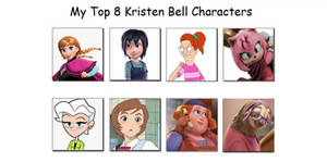 My Top 8 Kristen Bell Voice Characters Meme