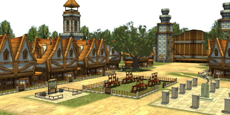Town Square Render by Harbonaut on DeviantArt