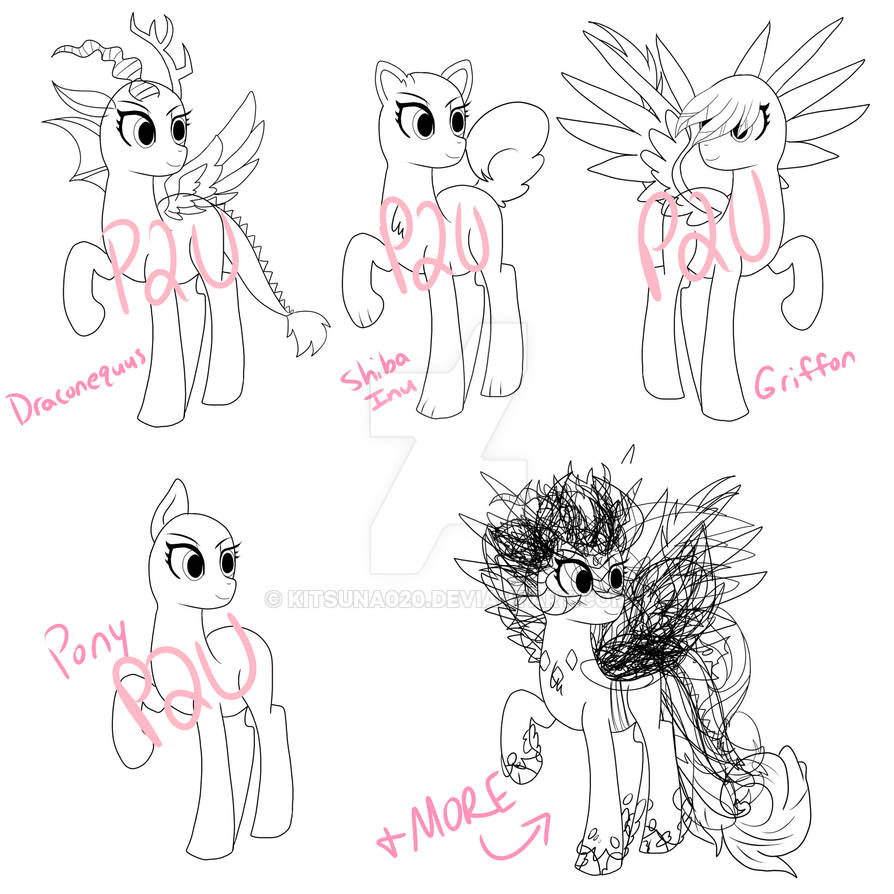 MLP Base Pack 4 by Kitsuna020 on DeviantArt